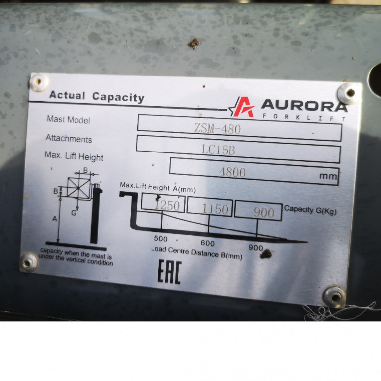 Вилочный погрузчик Aurora Forklift CPCD18, 2023